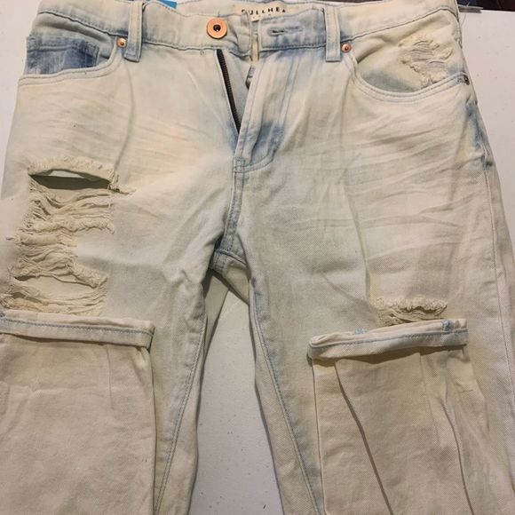 Bullhead Denim - NWT bullhead boyfriend ripped jeans cuffed 3